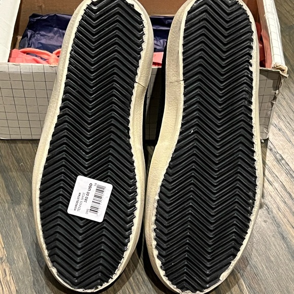 NWT Golden Goose x Bonpoint black suede / green star Limited Edition Sneaker - Picture 4 of 4